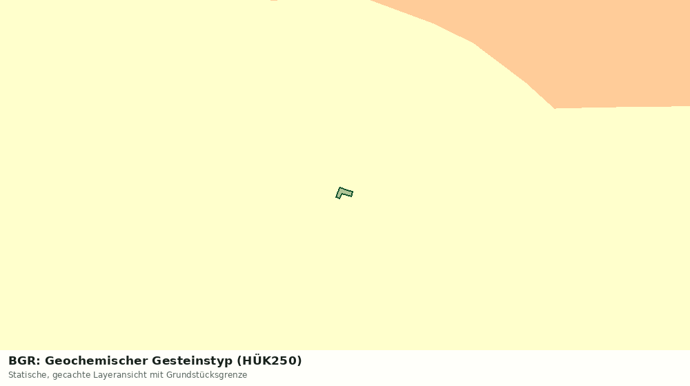 Statische Kartenansicht: BGR: Geochemischer Gesteinstyp (HÜK250)