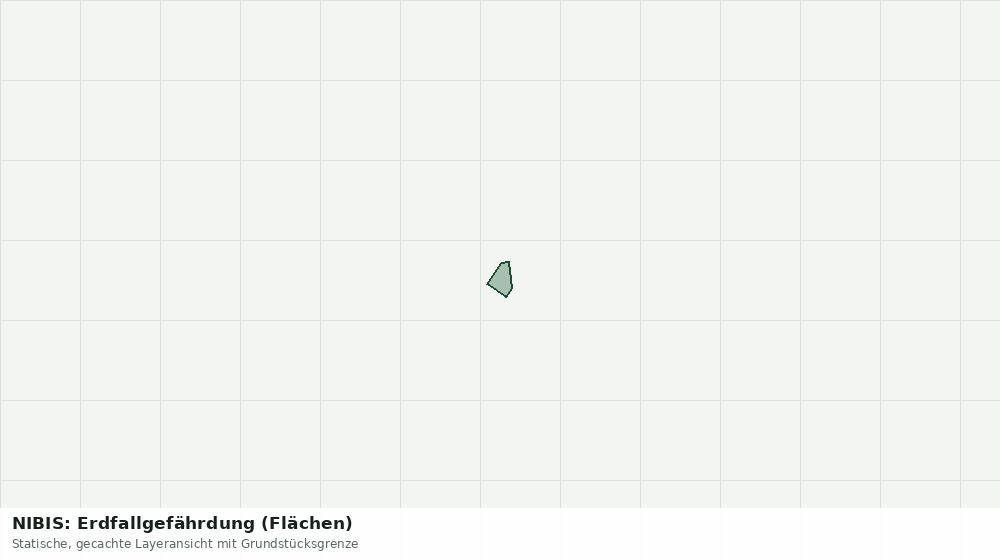 Statische Kartenansicht: NIBIS: Erdfallgefährdung (Flächen)