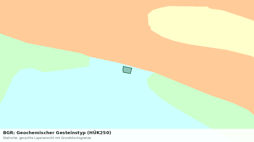 Statische Kartenansicht: BGR: Geochemischer Gesteinstyp (HÜK250)