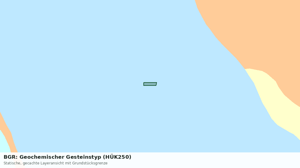 Statische Kartenansicht: BGR: Geochemischer Gesteinstyp (HÜK250)
