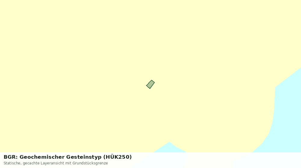 Statische Kartenansicht: BGR: Geochemischer Gesteinstyp (HÜK250)