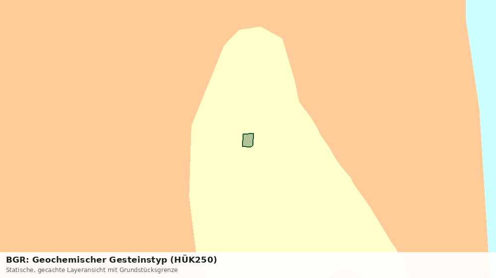 Statische Kartenansicht: BGR: Geochemischer Gesteinstyp (HÜK250)