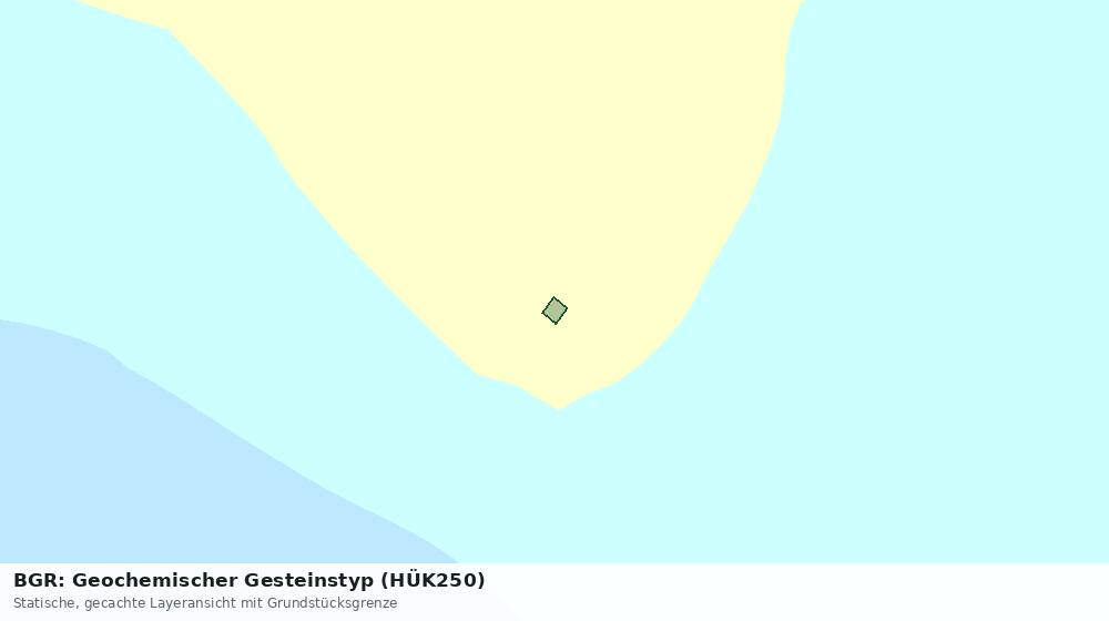 Statische Kartenansicht: BGR: Geochemischer Gesteinstyp (HÜK250)