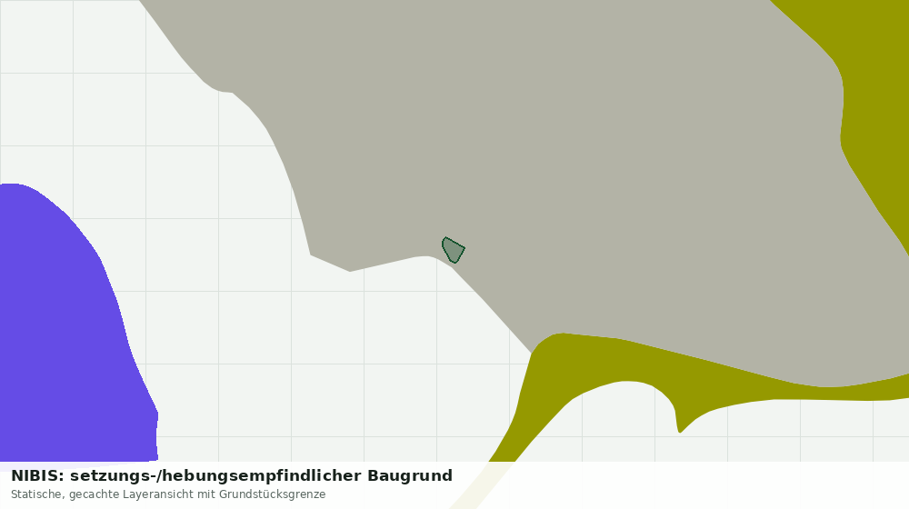 Statische Kartenansicht: NIBIS: setzungs-/hebungsempfindlicher Baugrund