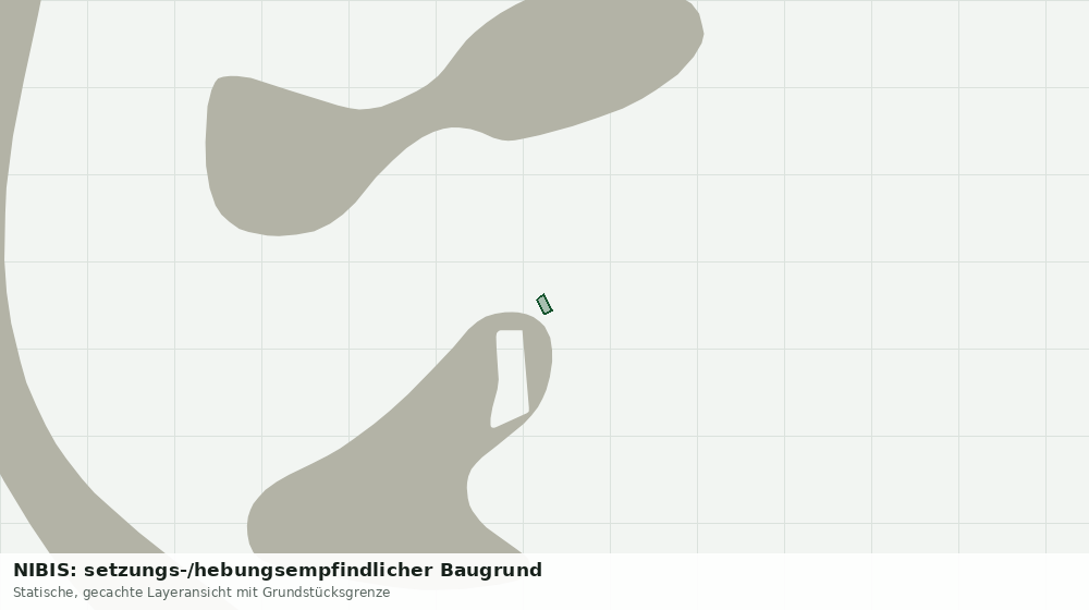 Statische Kartenansicht: NIBIS: setzungs-/hebungsempfindlicher Baugrund