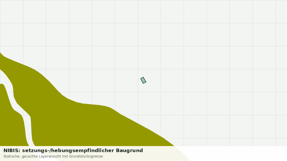 Statische Kartenansicht: NIBIS: setzungs-/hebungsempfindlicher Baugrund