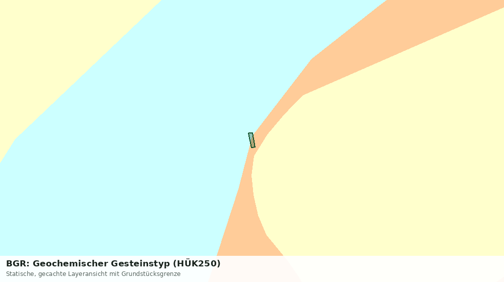 Statische Kartenansicht: BGR: Geochemischer Gesteinstyp (HÜK250)
