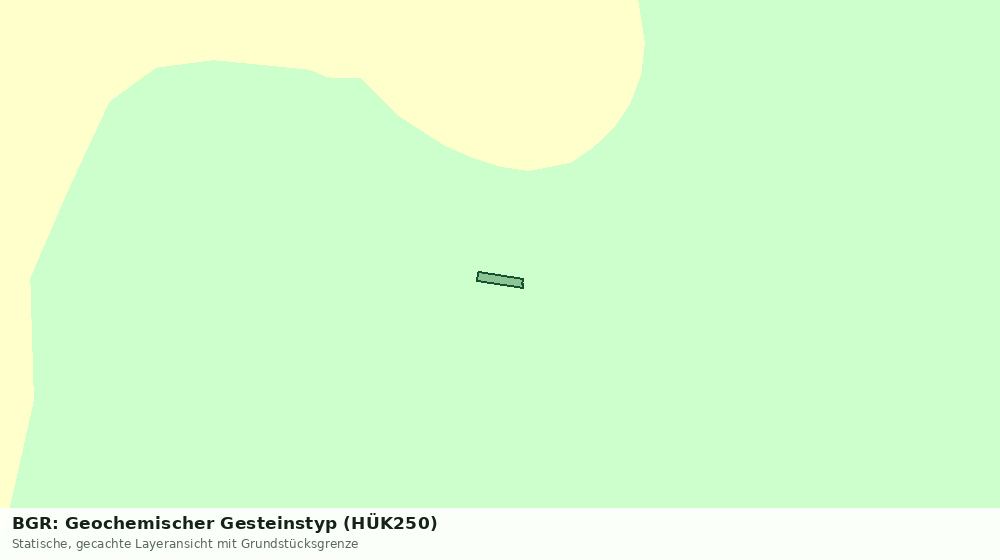 Statische Kartenansicht: BGR: Geochemischer Gesteinstyp (HÜK250)