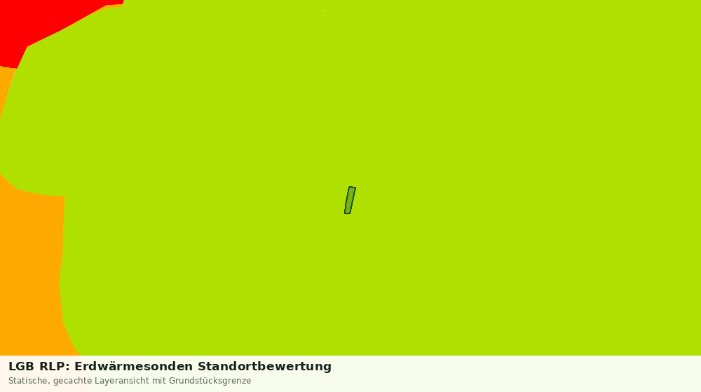 Statische Kartenansicht: LGB RLP: Erdwärmesonden Standortbewertung