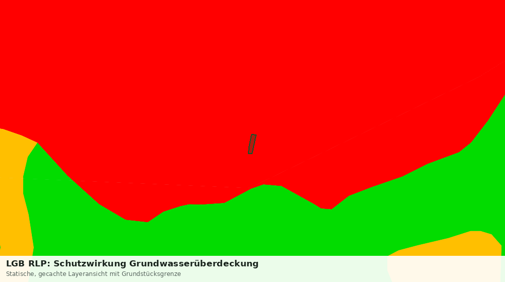 Statische Kartenansicht: LGB RLP: Schutzwirkung Grundwasserüberdeckung
