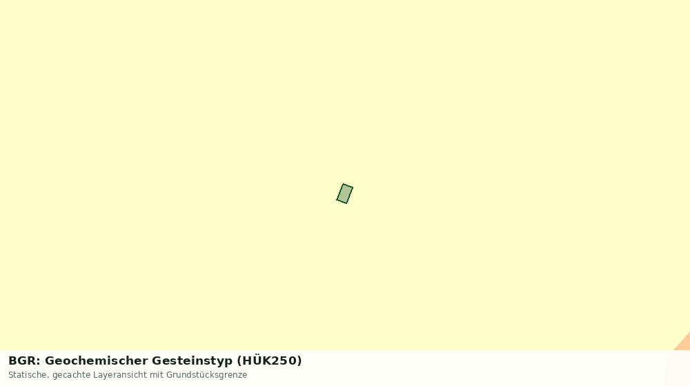 Statische Kartenansicht: BGR: Geochemischer Gesteinstyp (HÜK250)