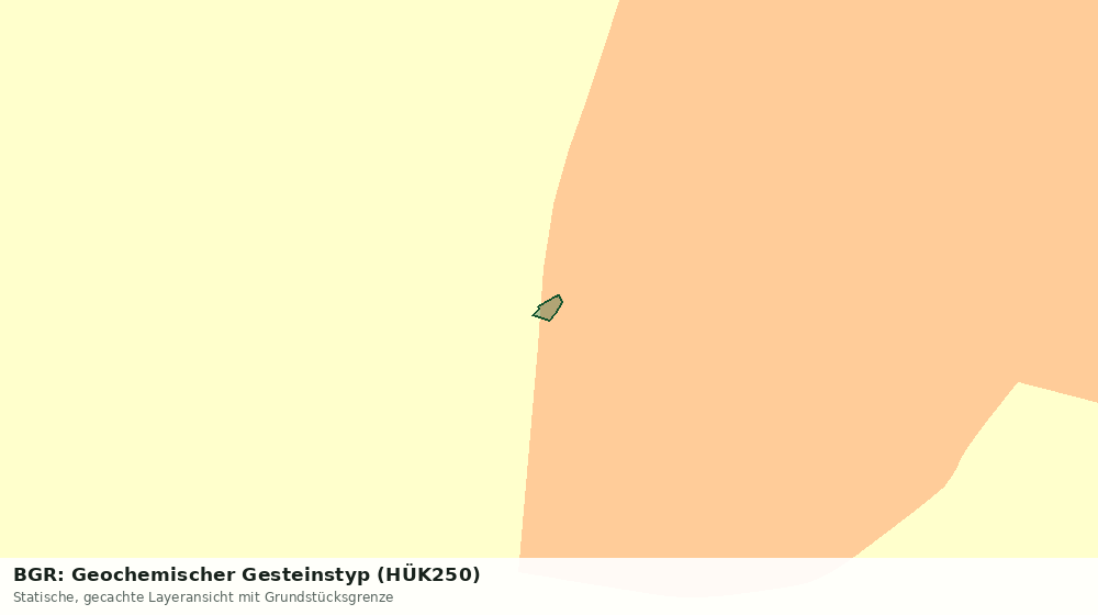 Statische Kartenansicht: BGR: Geochemischer Gesteinstyp (HÜK250)