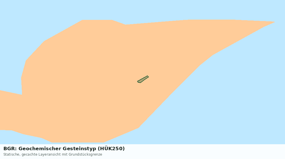 Statische Kartenansicht: BGR: Geochemischer Gesteinstyp (HÜK250)