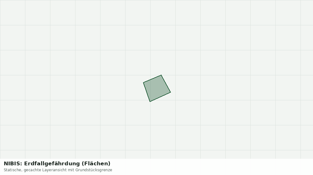 Statische Kartenansicht: NIBIS: Erdfallgefährdung (Flächen)