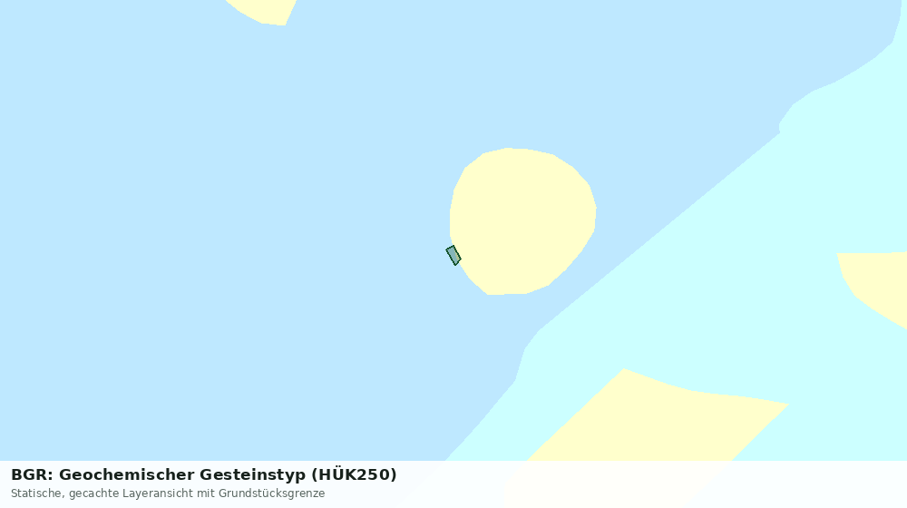 Statische Kartenansicht: BGR: Geochemischer Gesteinstyp (HÜK250)