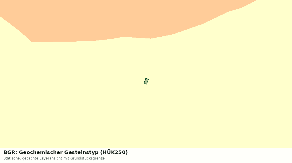 Statische Kartenansicht: BGR: Geochemischer Gesteinstyp (HÜK250)