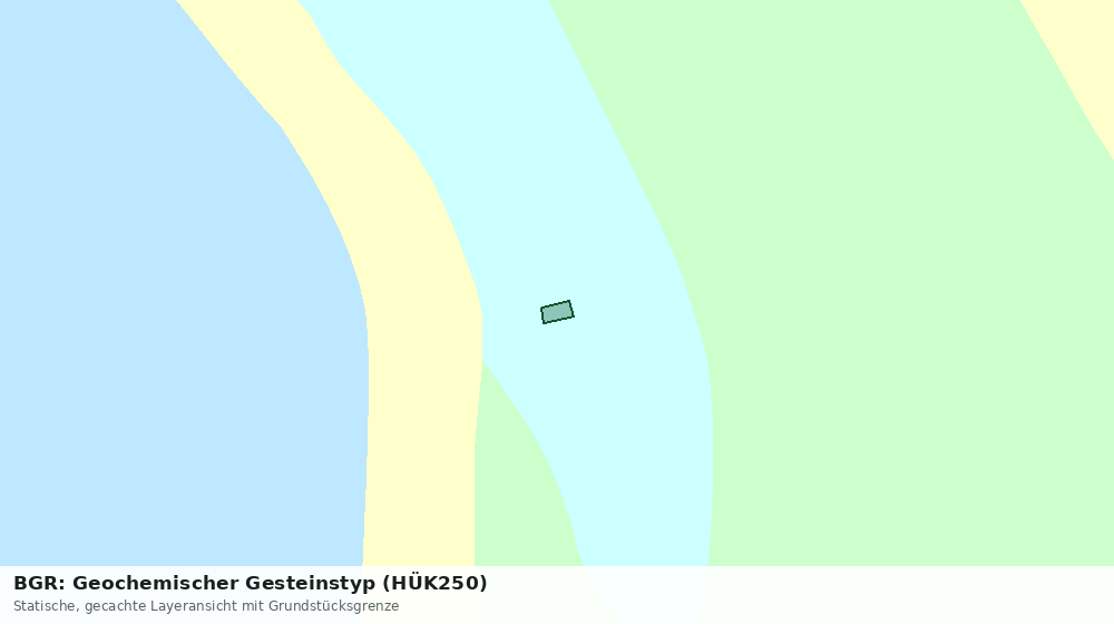 Statische Kartenansicht: BGR: Geochemischer Gesteinstyp (HÜK250)