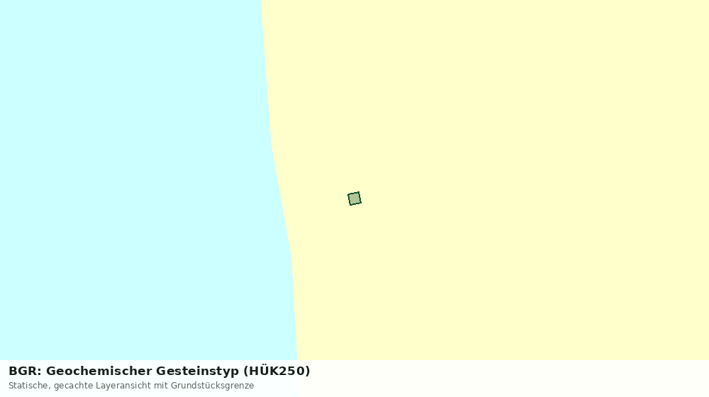 Statische Kartenansicht: BGR: Geochemischer Gesteinstyp (HÜK250)