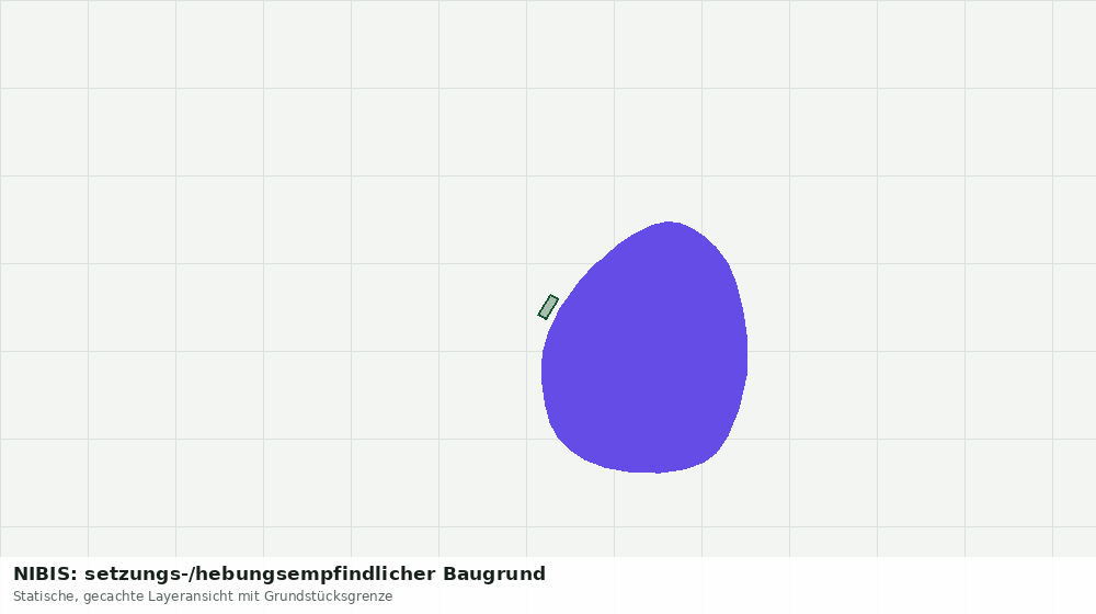 Statische Kartenansicht: NIBIS: setzungs-/hebungsempfindlicher Baugrund