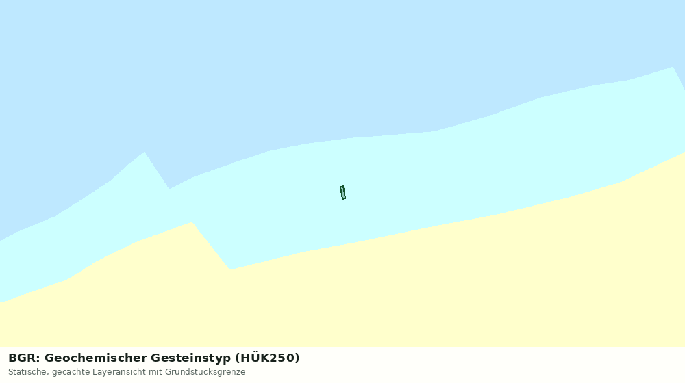 Statische Kartenansicht: BGR: Geochemischer Gesteinstyp (HÜK250)