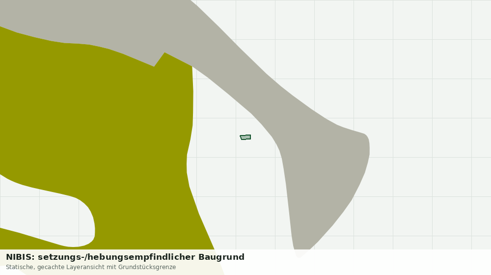 Statische Kartenansicht: NIBIS: setzungs-/hebungsempfindlicher Baugrund