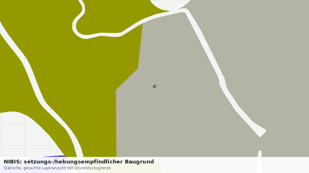 Statische Kartenansicht: NIBIS: setzungs-/hebungsempfindlicher Baugrund