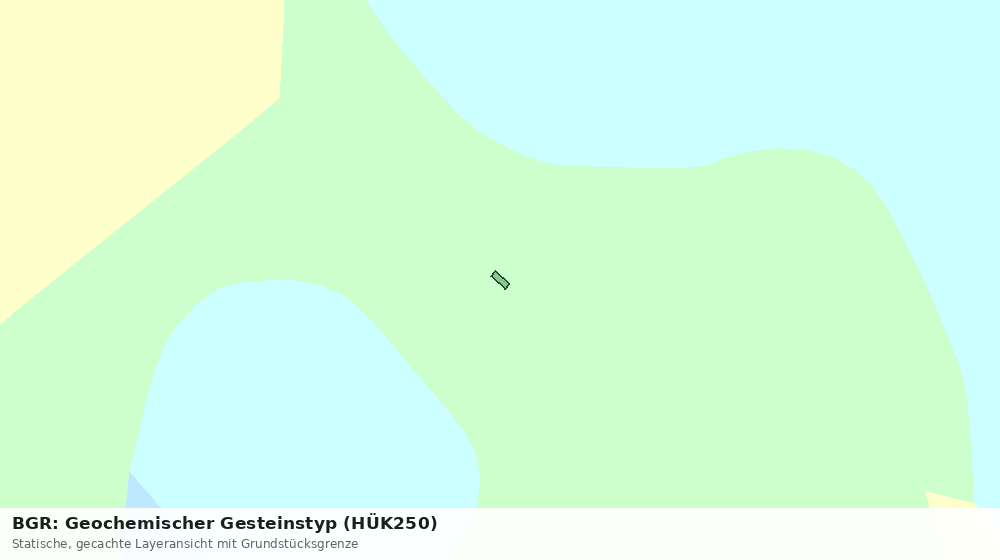 Statische Kartenansicht: BGR: Geochemischer Gesteinstyp (HÜK250)