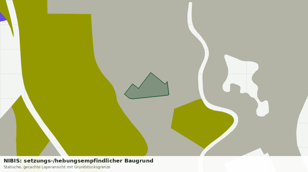 Statische Kartenansicht: NIBIS: setzungs-/hebungsempfindlicher Baugrund
