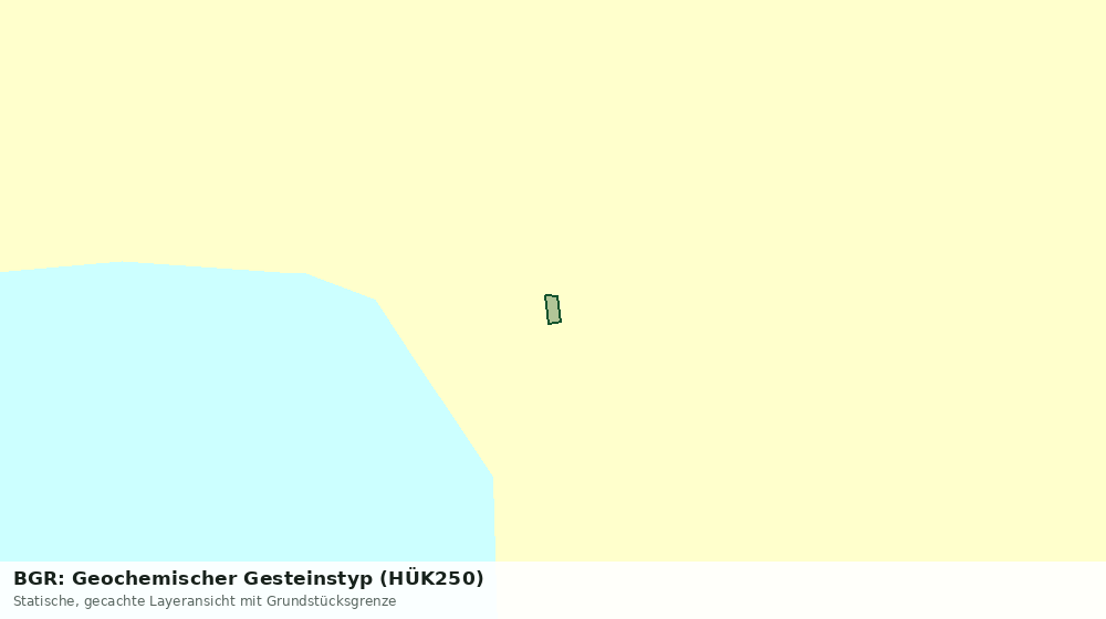 Statische Kartenansicht: BGR: Geochemischer Gesteinstyp (HÜK250)