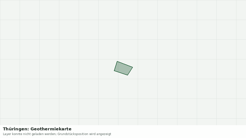 Statische Kartenansicht: Thüringen: Geothermiekarte