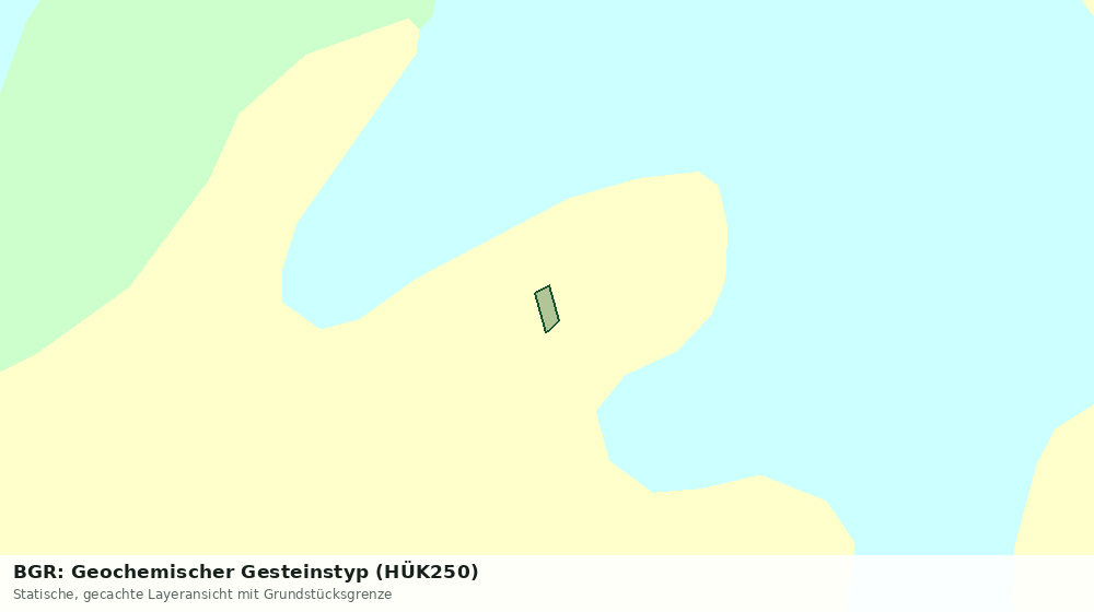 Statische Kartenansicht: BGR: Geochemischer Gesteinstyp (HÜK250)