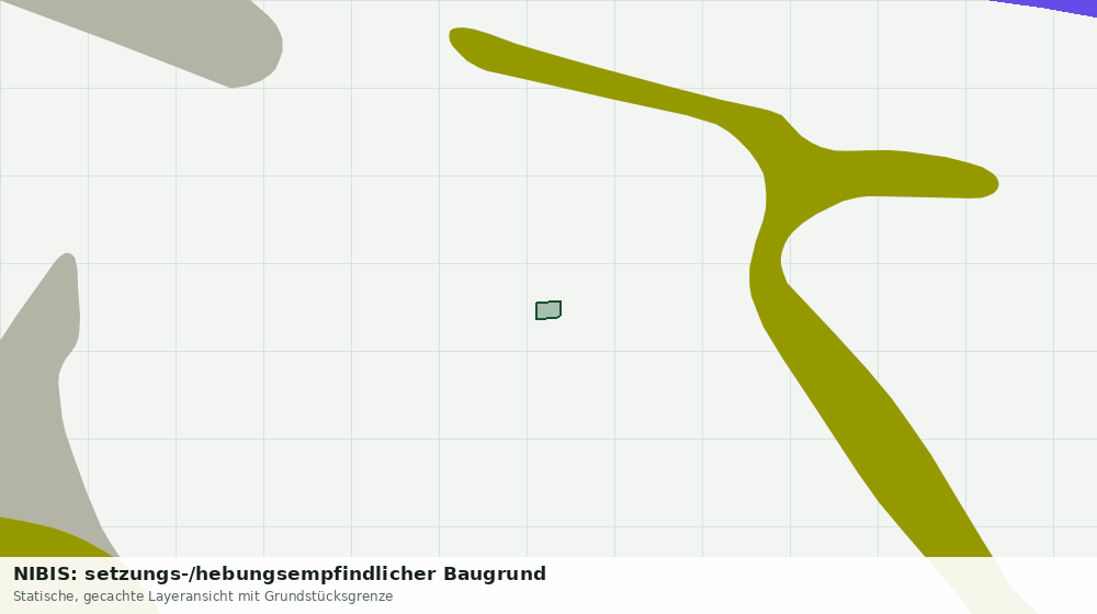 Statische Kartenansicht: NIBIS: setzungs-/hebungsempfindlicher Baugrund