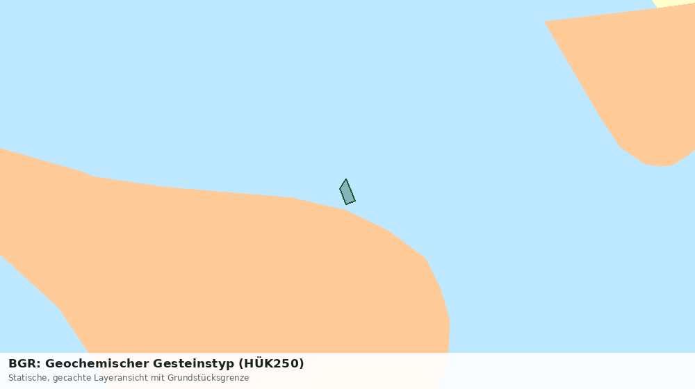 Statische Kartenansicht: BGR: Geochemischer Gesteinstyp (HÜK250)