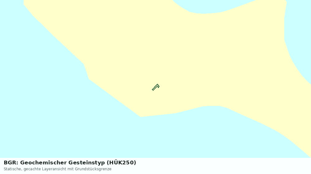 Statische Kartenansicht: BGR: Geochemischer Gesteinstyp (HÜK250)