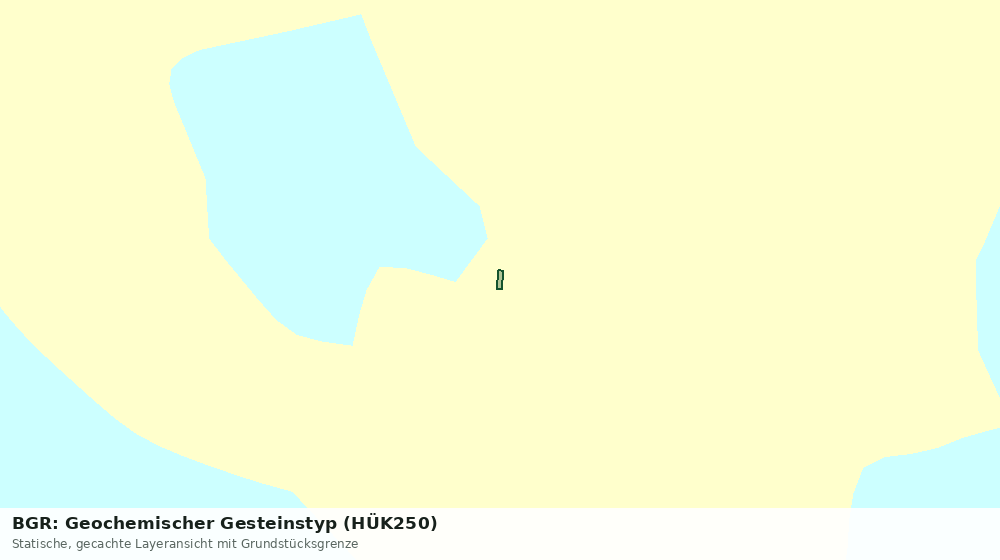 Statische Kartenansicht: BGR: Geochemischer Gesteinstyp (HÜK250)
