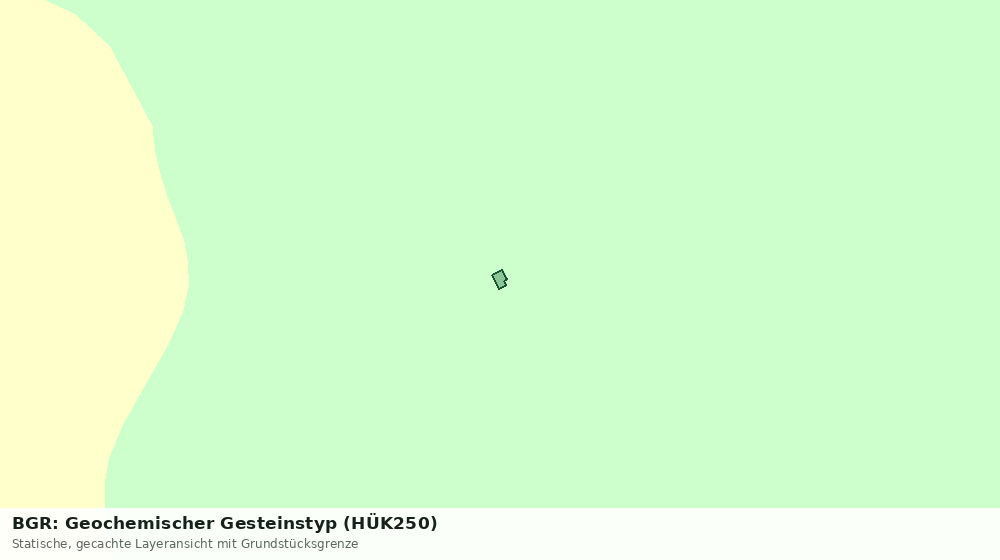 Statische Kartenansicht: BGR: Geochemischer Gesteinstyp (HÜK250)