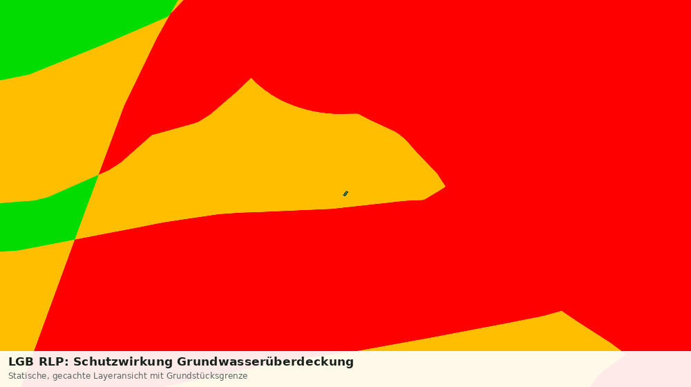 Statische Kartenansicht: LGB RLP: Schutzwirkung Grundwasserüberdeckung
