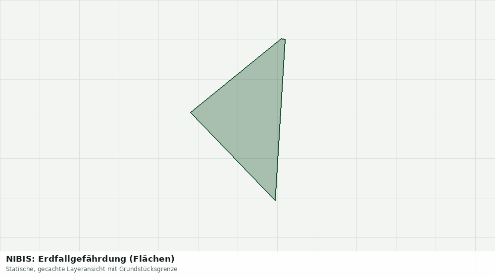Statische Kartenansicht: NIBIS: Erdfallgefährdung (Flächen)