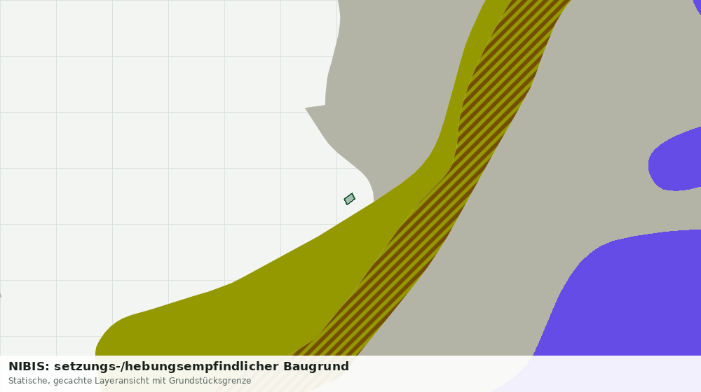 Statische Kartenansicht: NIBIS: setzungs-/hebungsempfindlicher Baugrund
