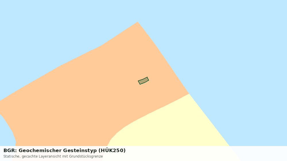 Statische Kartenansicht: BGR: Geochemischer Gesteinstyp (HÜK250)