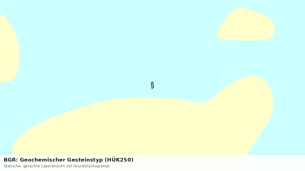 Statische Kartenansicht: BGR: Geochemischer Gesteinstyp (HÜK250)