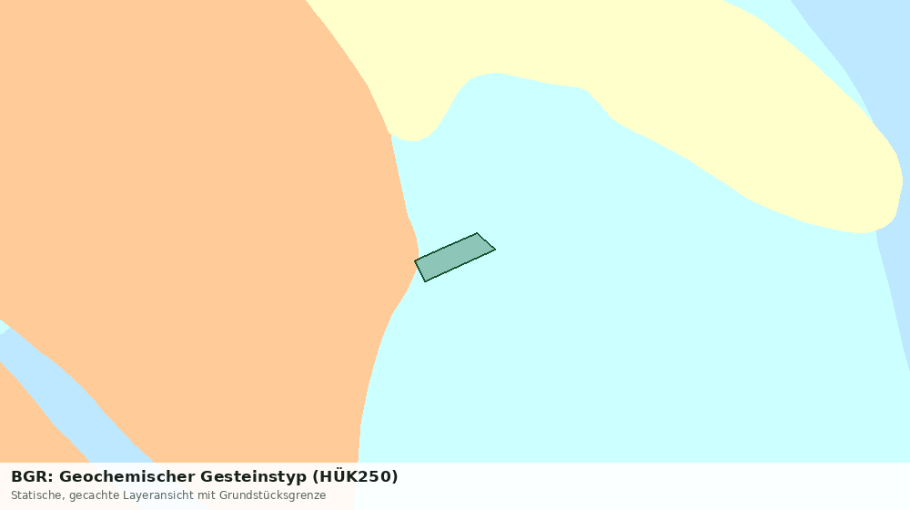 Statische Kartenansicht: BGR: Geochemischer Gesteinstyp (HÜK250)