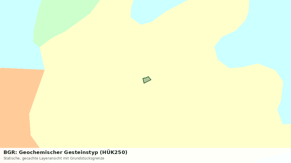 Statische Kartenansicht: BGR: Geochemischer Gesteinstyp (HÜK250)