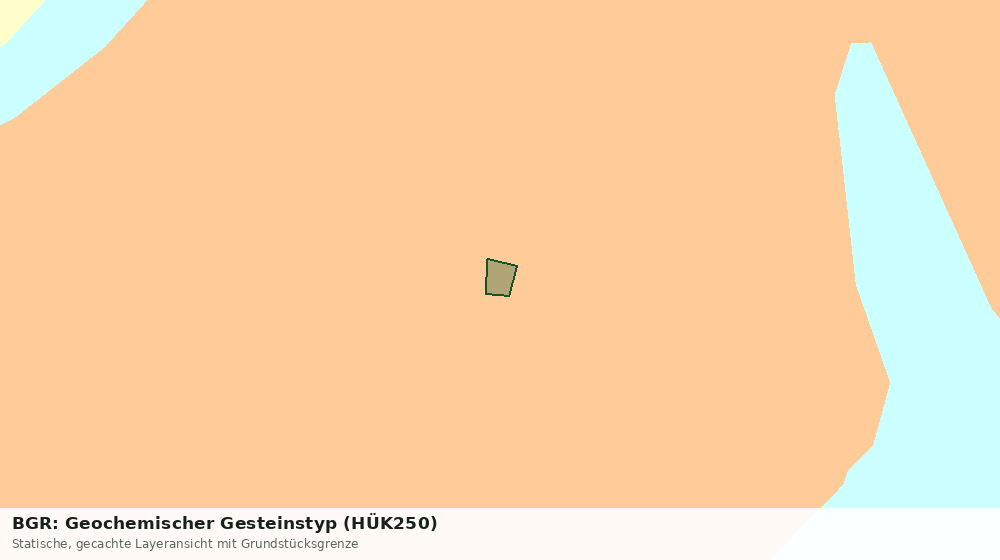 Statische Kartenansicht: BGR: Geochemischer Gesteinstyp (HÜK250)