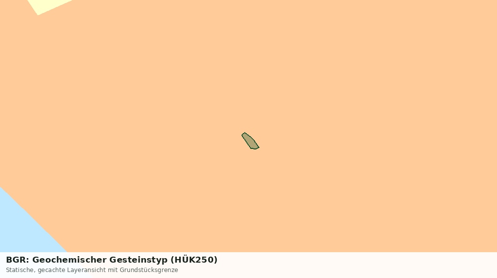 Statische Kartenansicht: BGR: Geochemischer Gesteinstyp (HÜK250)