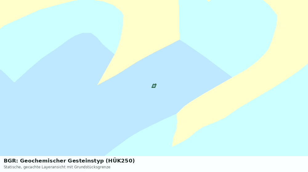 Statische Kartenansicht: BGR: Geochemischer Gesteinstyp (HÜK250)