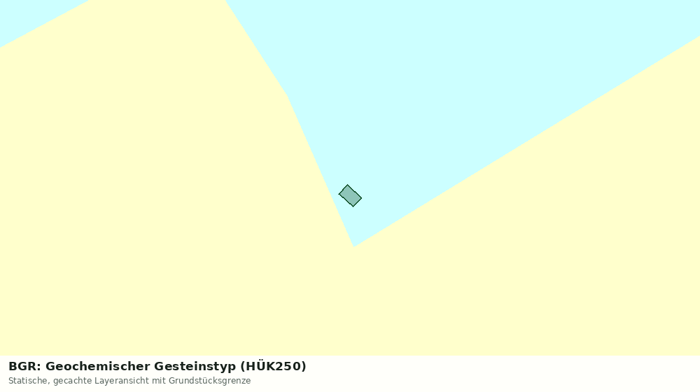 Statische Kartenansicht: BGR: Geochemischer Gesteinstyp (HÜK250)