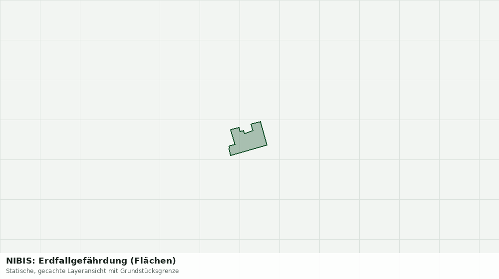 Statische Kartenansicht: NIBIS: Erdfallgefährdung (Flächen)