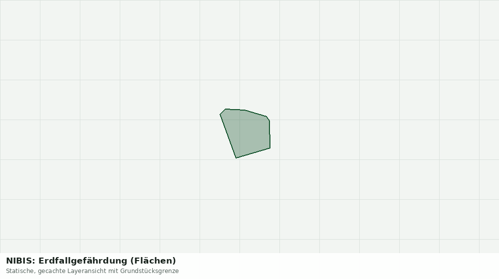 Statische Kartenansicht: NIBIS: Erdfallgefährdung (Flächen)