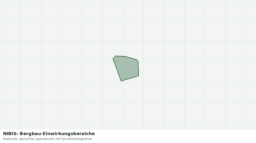 Statische Kartenansicht: NIBIS: Bergbau-Einwirkungsbereiche